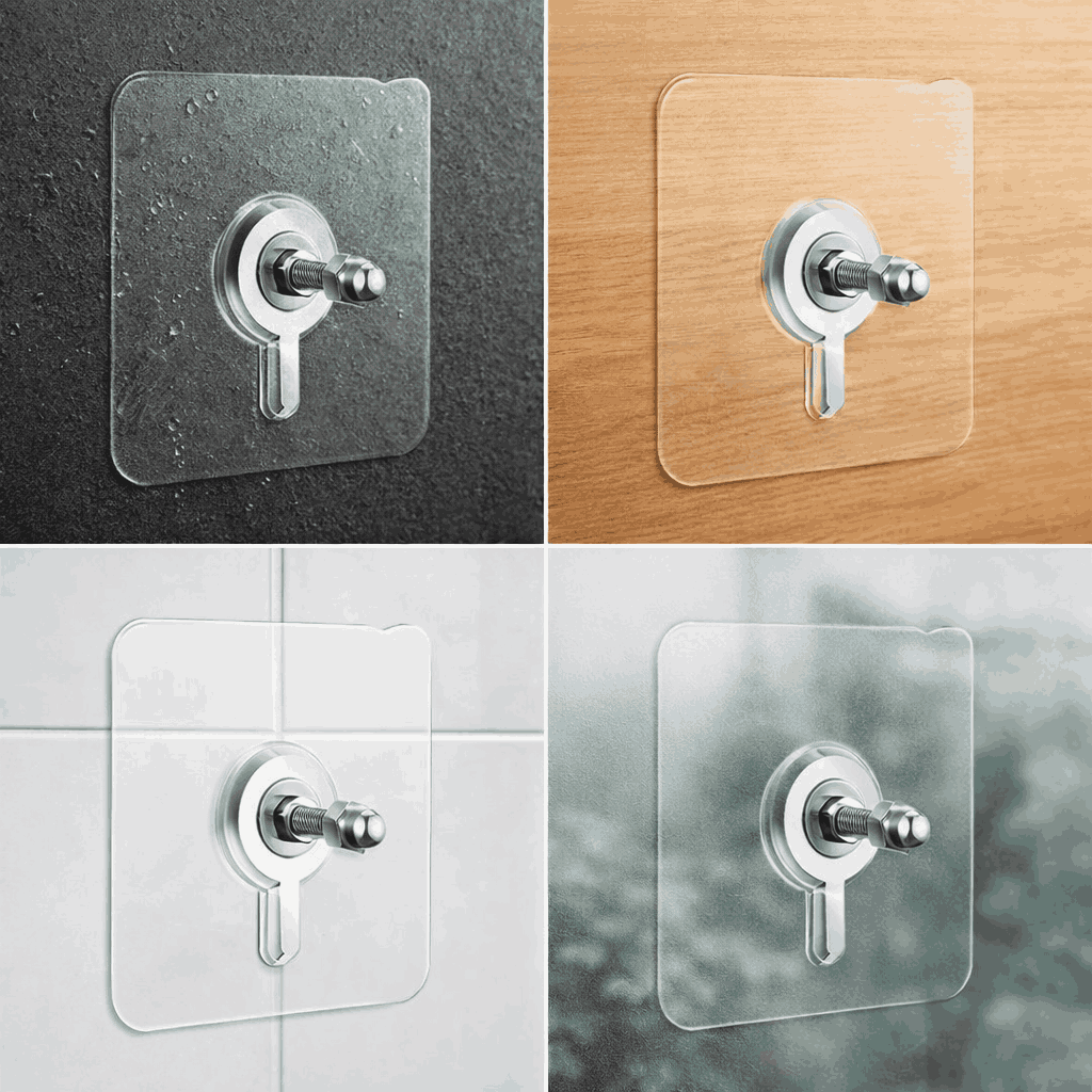 Transparent Adhesive Wall Hook || Clearance Sale