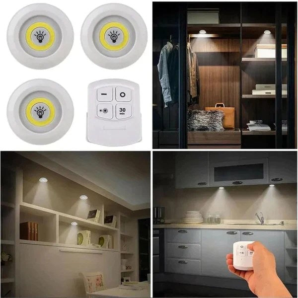 Wireless COB Puck Lights || Clearance Sale