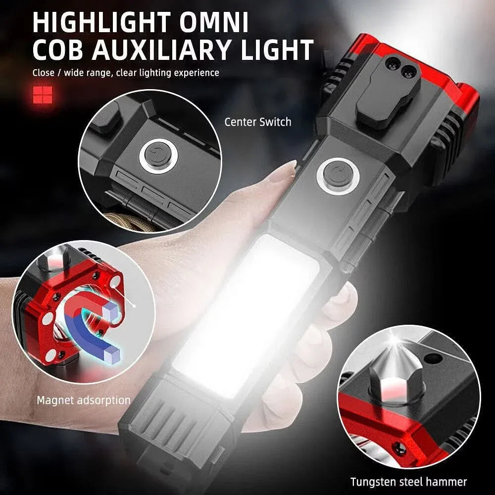 Rechargeable LED Flashlight || Clearance Sale