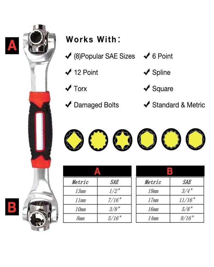 48-in-1 Universal Wrench || Clearance Sale