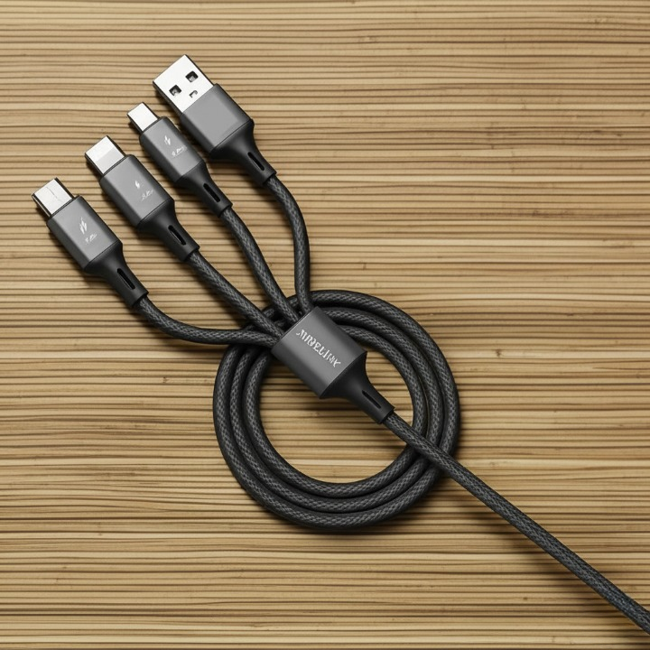 3-in-1 Fast Charging Cable || Clearance Sale