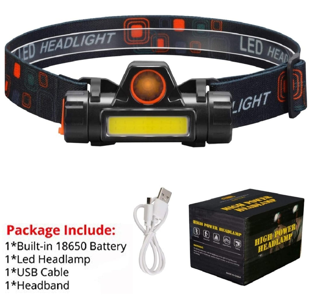 USB Rechargeable LED Headlamp || Clearance Sale