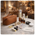 Leather Travel Cosmetic Organizer