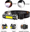 USB Rechargeable LED Headlamp || Clearance Sale