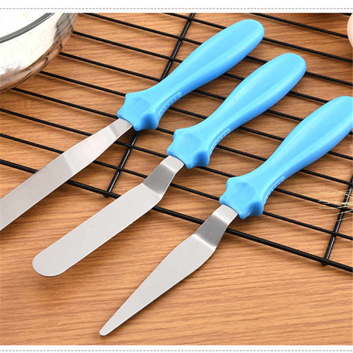 Stainless Steel Cake Spatula Set || Clearance Sale